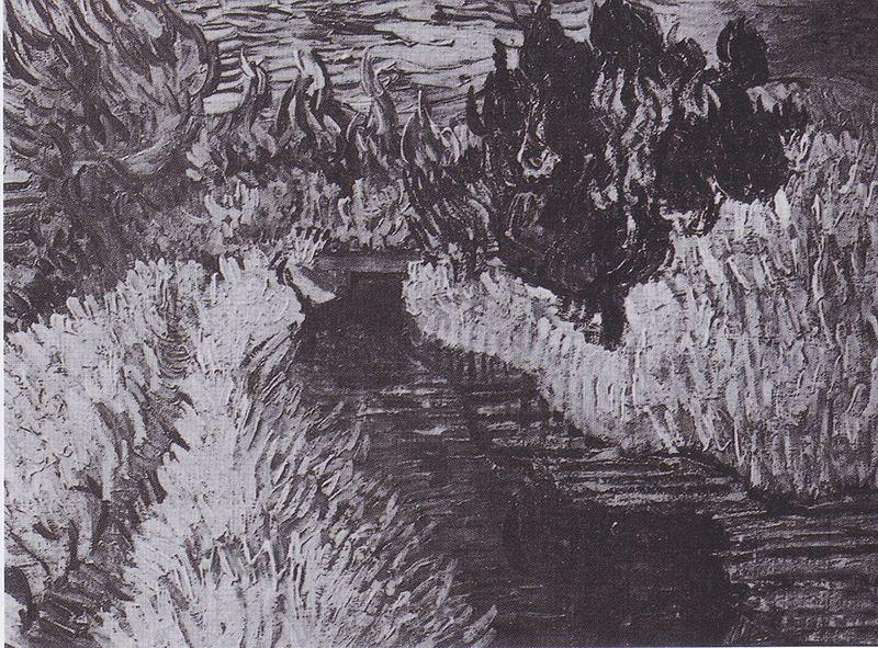 Vincent Van Gogh River landscape china oil painting image